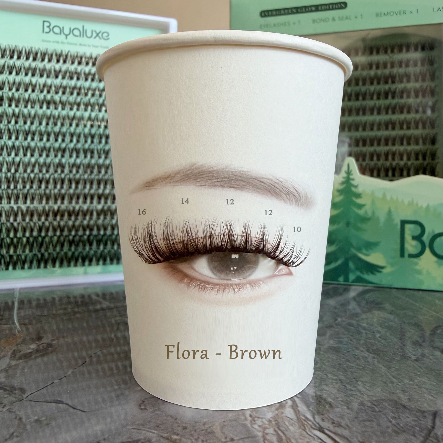 Flora Brown Lash Kit