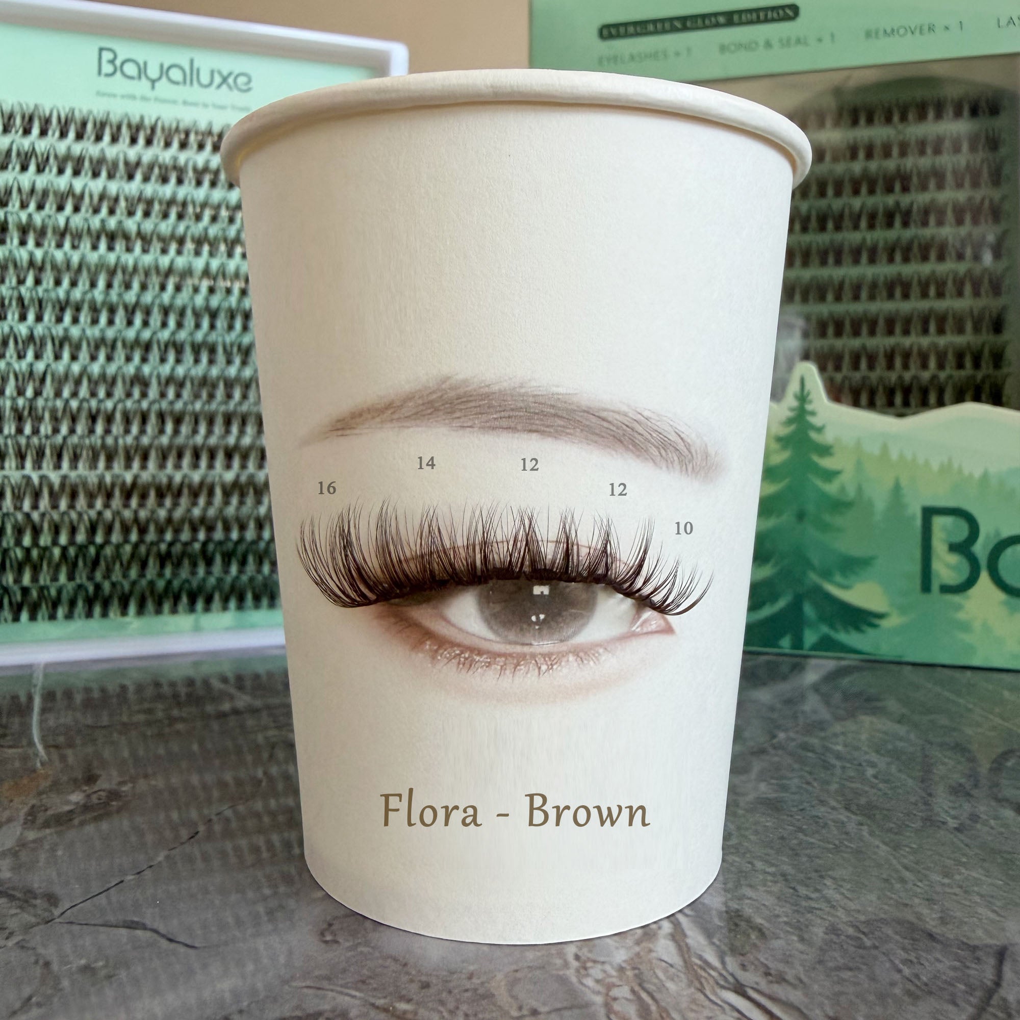 Flora Brown Lash Kit