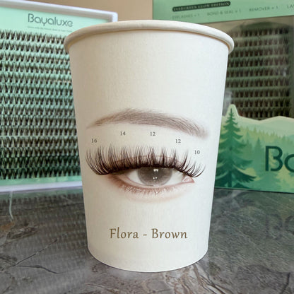 Flora Brown Lash Kit
