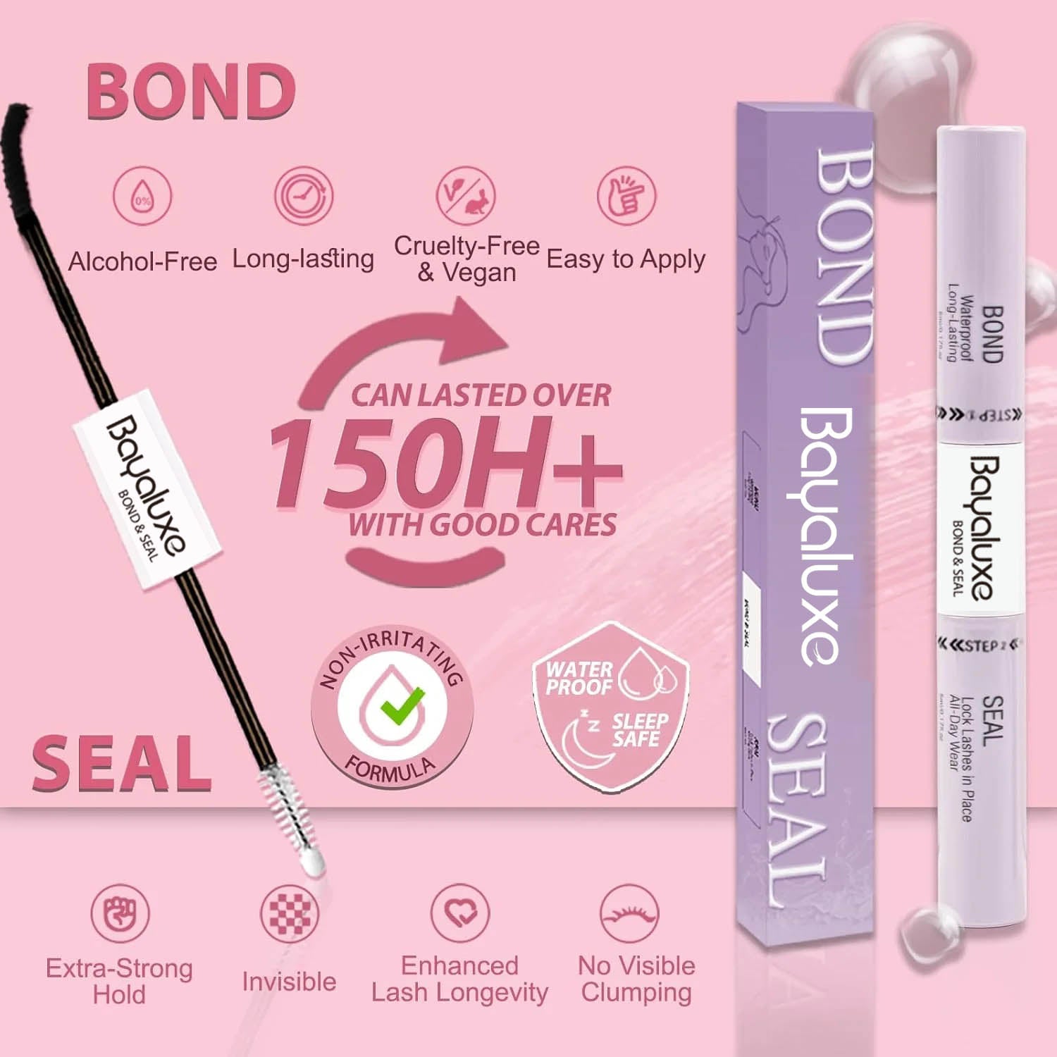 3-in-1 Lash Bond &amp; Seal &amp; Remover（Black Bond）