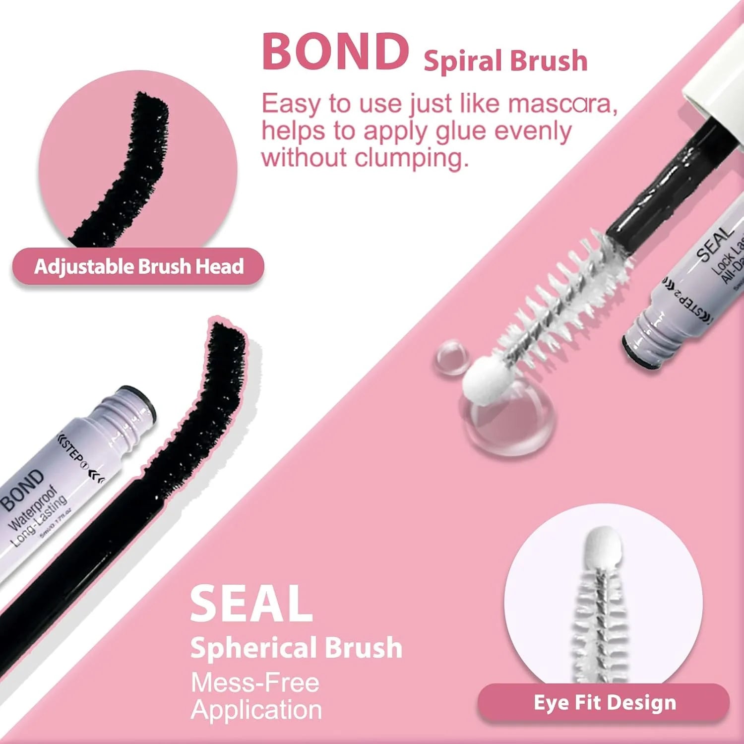 3-in-1 Lash Bond &amp; Seal &amp; Remover（Black Bond）