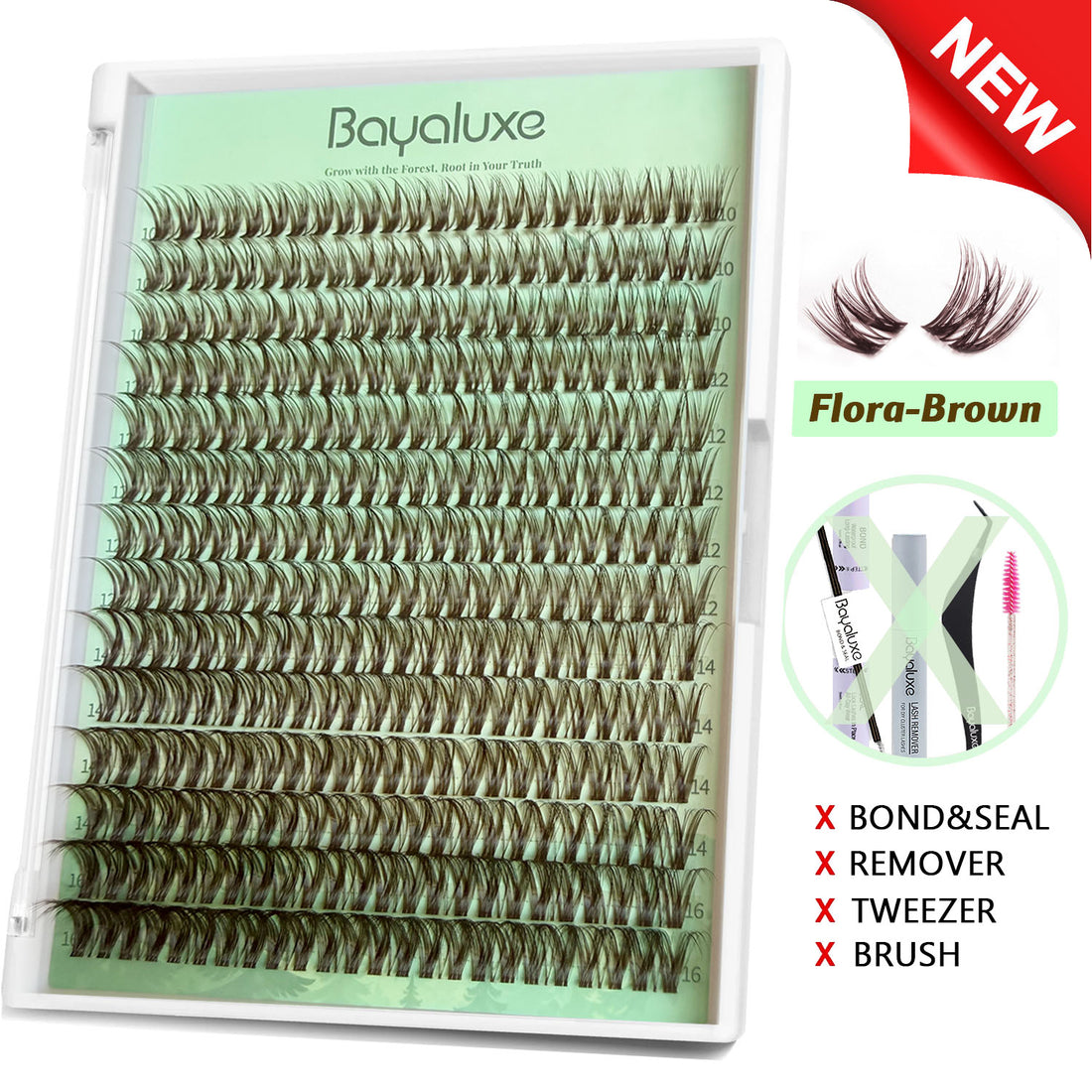 Flora Brown Lash Only