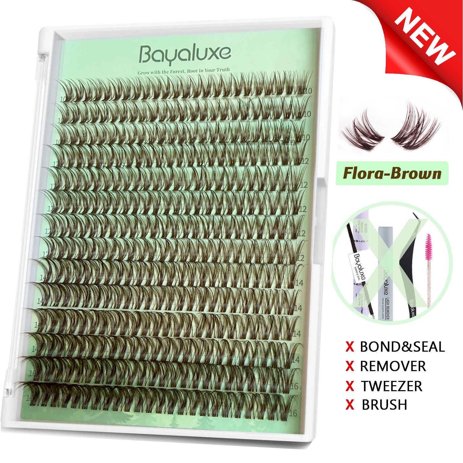 Flora Brown Lash Only